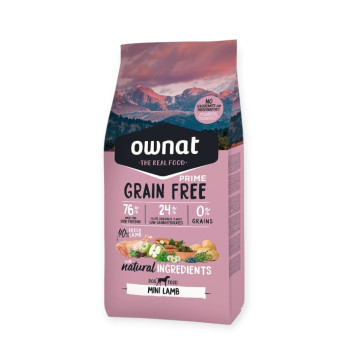 Ownat Prime Dog Mini Lamb корм для собак малых пород, с ягненком - 400 г