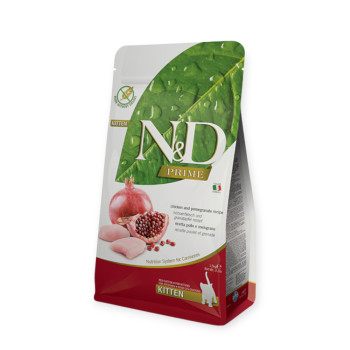 Farmina N&D Grain Prime Chicken& Pomegranate Kitten для кошенят, з куркою та гранатом - 1,5 кг