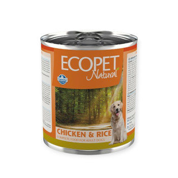 Farmina Ecopet Natural Dog Chicken & Rice для собак, с курицей и рисом - 300 г
