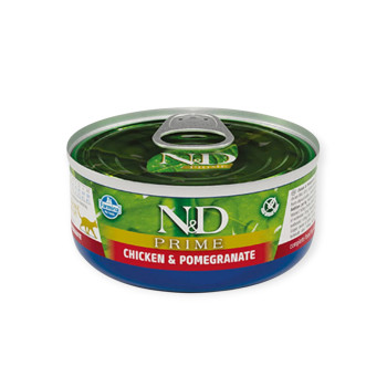 Farmina N&D GF Prime Chicken корм для котів, з куркою та гранатом - 70 г