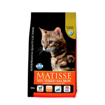 Farmina Matisse Neutered Salmon корм для стерилізованих котів, з лососем - 400 г