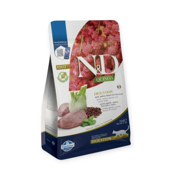 Farmina N&D Quinoa Digestion корм для кошек с нарушением пищеварения, с ягненком - 5 кг