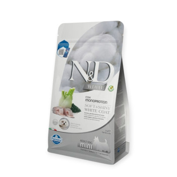 Farmina N&D Withe Adult Mini корм для собак малих порід, з сібасом - 2 кг