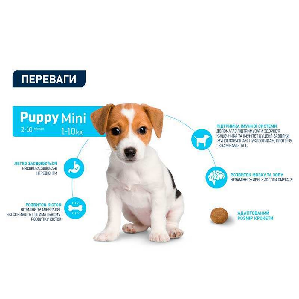 Advance Dog Mini Puppy корм для щенков малых пород, с курицей и рисом - 7 кг