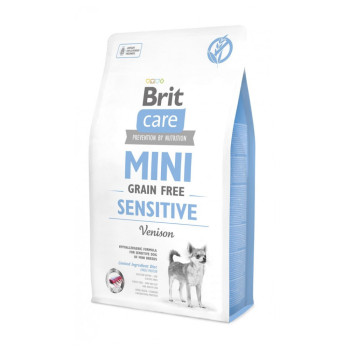 Brit Care GF Adult Mini Sensitive корм для собак малих порід, з олениною - 2 кг