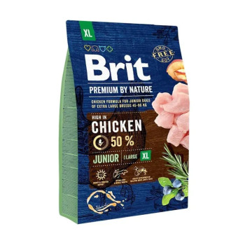 Brit Premium by Nature Junior XL корм для цуценят гігантських порід, з куркою - 3 кг