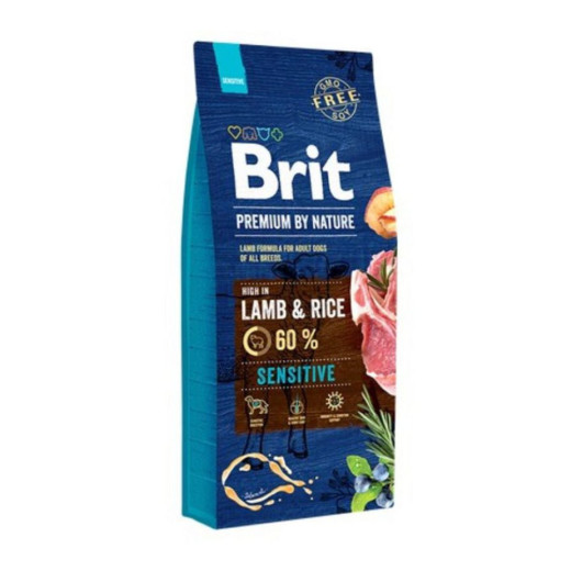 Brit Premium by Nature Sensitive Lamb & Rice корм для собак, з ягням - 15 кг