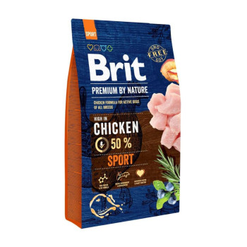 Brit Premium by Nature Sport корм для активных собак, с курицей - 3 кг
