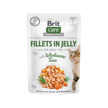 Brit Care Cat Fillets in Jelly Wholesome Tuna корм для котів, з тунцем - 85 г