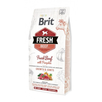 Brit Fresh Puppy Large Beef & Pumpkin корм для щенков больших пород, с говядиной - 2,5 кг