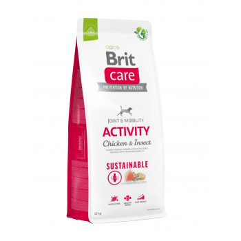 Brit Care Sustainable Activity Adult корм для собак, з куркою та комахами - 12 кг