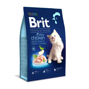Brit Premium by Nature Kitten Chicken корм для котят, с курицей - 8 кг