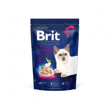 Brit Premium by Nature Cat Sterilized Chicken корм для кошек, с курицей - 1,5 кг