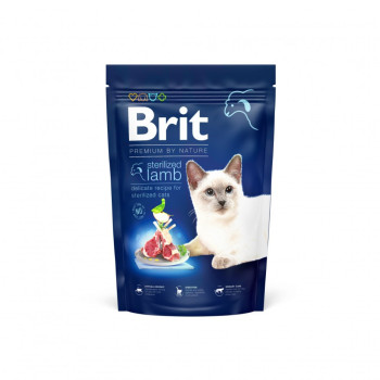 Brit Premium by Nature Cat Sterilized Salmon, корм для кошек, с лососем - 1,5 кг
