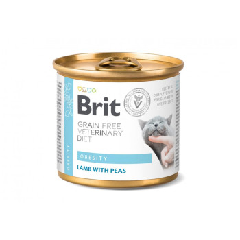 Brit GF Veterinary Diets Obesity дієта для котів при ожирінні - 200 г
