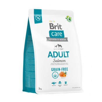 Brit Care GF Adult Mini корм для собак малих та середніх порід, з лососем - 3 кг