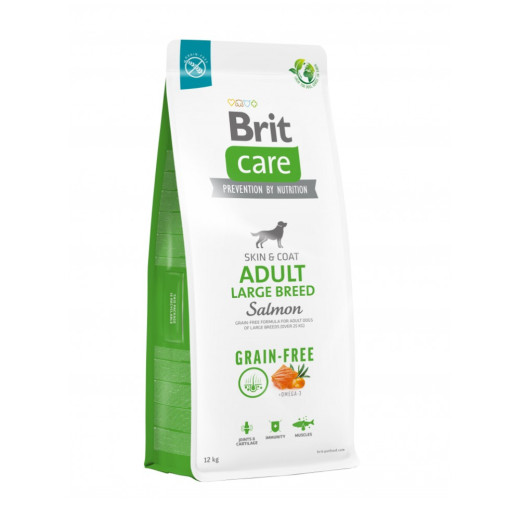 Brit Care GF Adult Large корм для собак больших пород, с лососем - 12 кг
