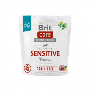 Brit Care GF Sensitive Adult корм для собак, с олениной - 1 кг