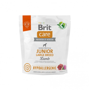 Brit Care Hypoallergenic Junior Large корм для молодых собак больших пород, с ягненком - 1 кг
