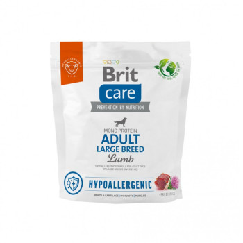 Brit Care Dog Hypoallergenic Adult Large корм для собак больших пород, с ягненком - 1 кг