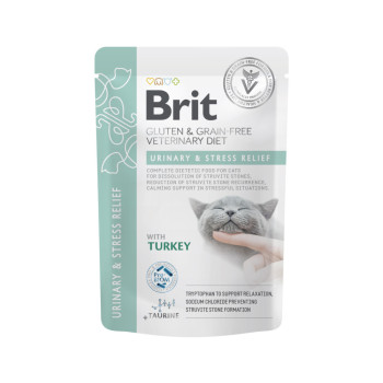 Brit GF VD Urinary & Stress Relief дієта для котів при сечокам'яній хворобі та стресі - 85 г