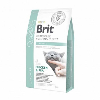 Brit GF Veterinary Diet Cat Struvite дієта для котів при сечокам'яній хворобі - 2 кг