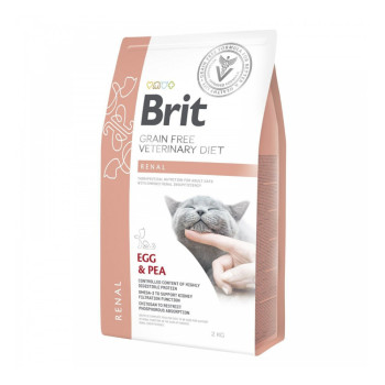 Brit GF Veterinary Diet Cat Renal дієта для котів при хронічній нирковій недостатності - 2 кг