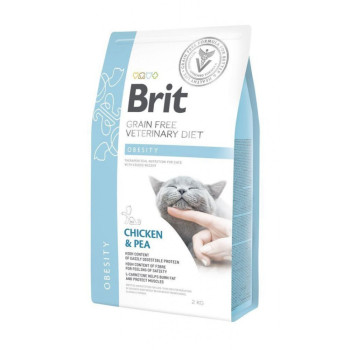 Brit GF Veterinary Diet Cat Obesity дієта для котів при ожирінні - 2 кг