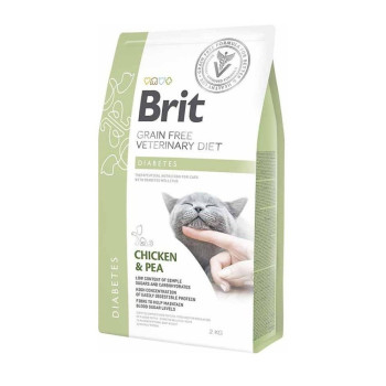 Brit GF Veterinary Diet Cat Diabetes дієта для котів при діабеті - 2 кг