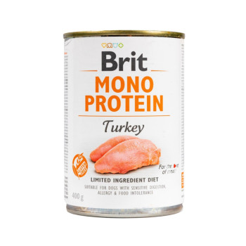 Brit Mono Protein Turkey корм для собак, с индейкой - 400 г