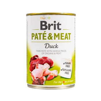 Brit Care Pate & Meat корм для собак с уткой, 400 г