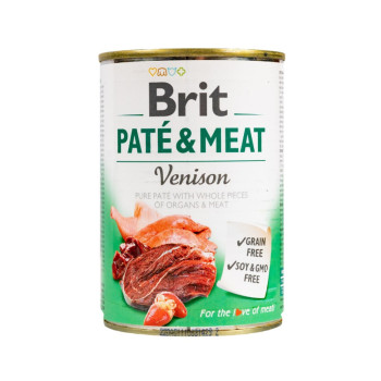 Brit Care Pate & Meat корм для собак, с олениной - 400 г