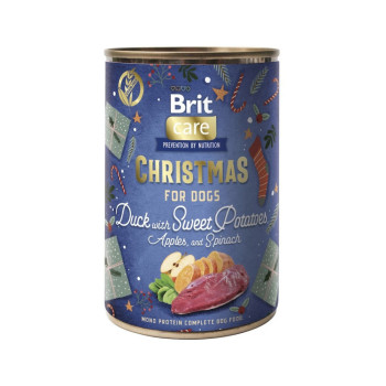 Brit Mono Protein Christmas Duck корм для собак, с уткой - 400 г