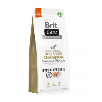 Brit Care Hypoallergenic Dog Show Champion для собак, з лососем та оселедцем - 12 кг