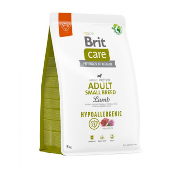 Brit Care Hypoallergenic Adult Small корм для собак малих порід, з ягням - 3 кг