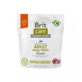 Brit Care Hypoallergenic Adult Small корм для собак малых пород, с ягненком - 1 кг