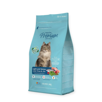 happyOne Premium Light & Senior Fresh Meat для літніх та малоактивних котів, з м'ясом птиці - 1,5 кг