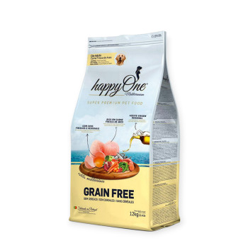 HappyOne Mediterraneum Adult Dog Fresh Meat корм для собак, с мясом птицы - 12 кг
