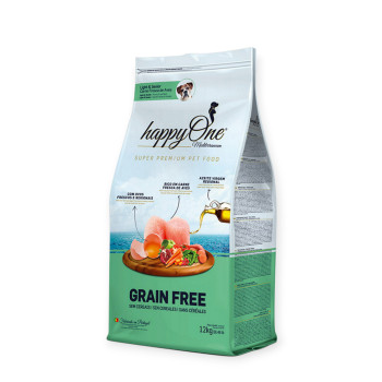 happyOne Mediterraneum Lights & Senior Fresh Meat корм для літніх собак, з м'ясом птиці - 12 кг