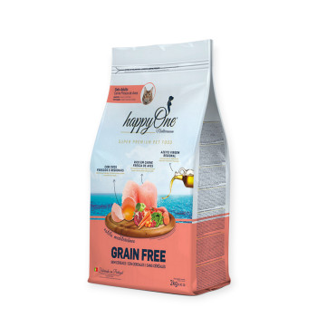 happyOne Mediterraneum Cat Fresh Meat корм для котів, з м'ясом птиці - 2 кг