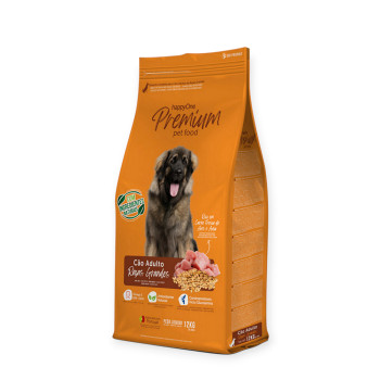 happyOne Premium Dog Large Fresh Meat для собак великих порід, з м'ясом птиці - 12 кг