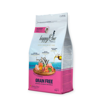 happyOne Mediterraneum Sterilized Cat Fresh Sardine для стерилізованих котів, зі сардиною - 2 кг