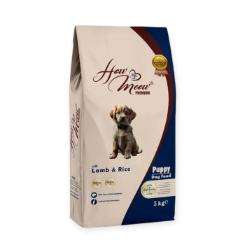 How Meow Puppy корм для цуценят, з ягням - 3 кг