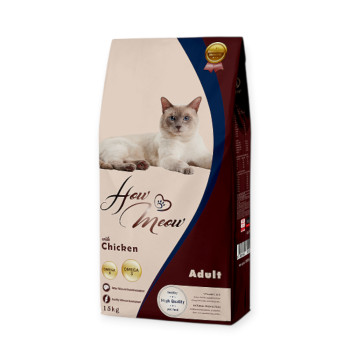 How Meow Adult Cat корм для котів, з куркою - 15 кг