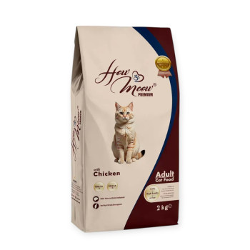 How Meow Adult Cat корм для котів, з куркою - 2 кг