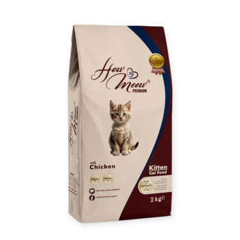 How Meow Kitten корм для кошенят, з куркою - 2 кг