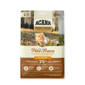 Acana Wild Prairie Cat & Kitten корм для кошек, с курицей и рыбой - 340 г