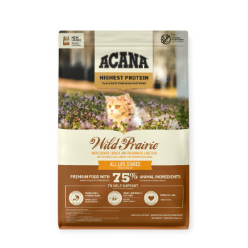Acana Wild Prairie Cat & Kitten корм для кошек, с курицей и рыбой - 1,8 кг