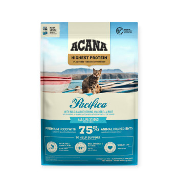 Acana Pacifica Cat & Kitten корм для кошек, с рыбой - 4,54 кг