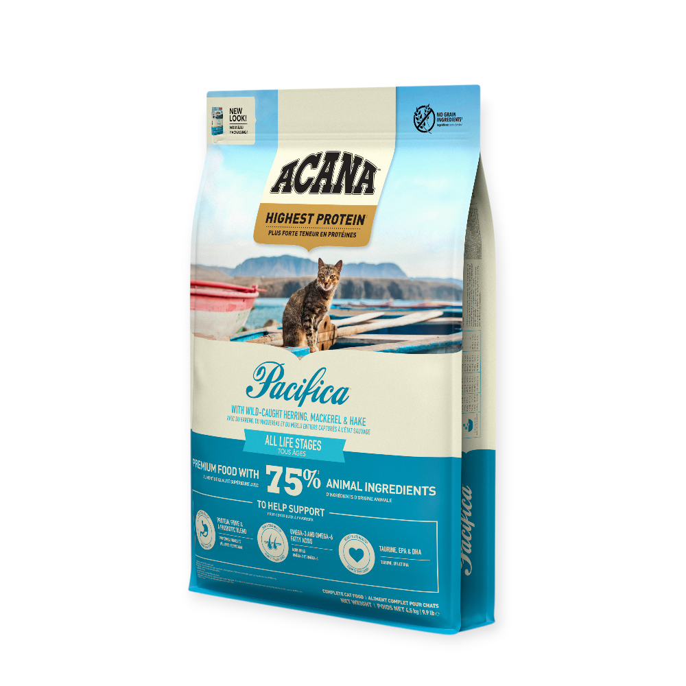 Acana Pacifica Cat & Kitten корм для котів, з рибою - 4,54 кг